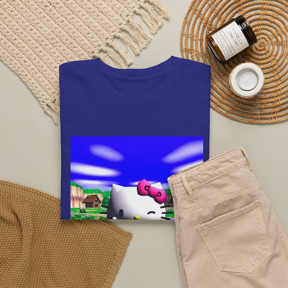Winking Kitty Flipping The Bird Tee