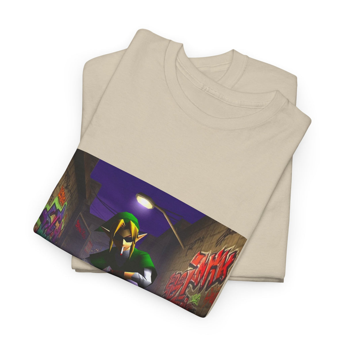 Skater Elf Smoking In Alleyway Tee