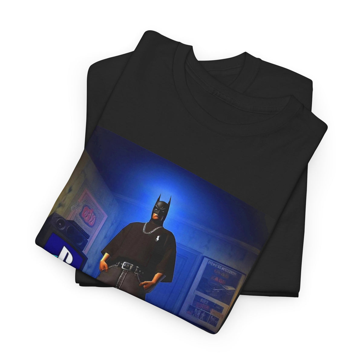 Gangster Batman Chilling In His Room