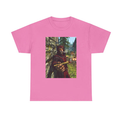 Khajiit Smoking Blunt In Skyrim Tee