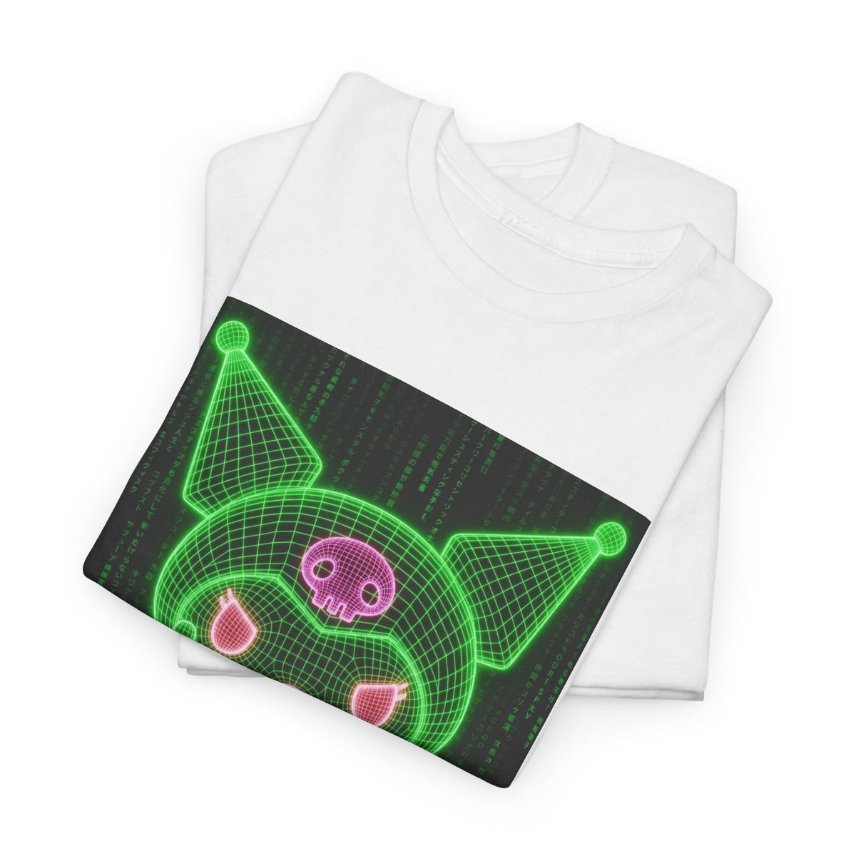 Kuromi Flipping The Bird Matrix Tee