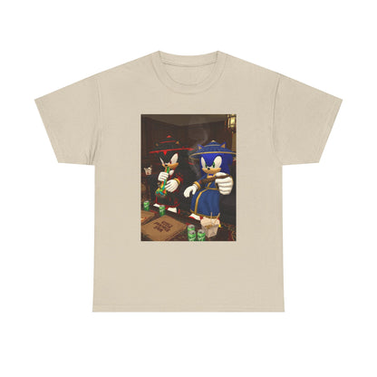 Shadow and Sonic Smoking Chill Tee