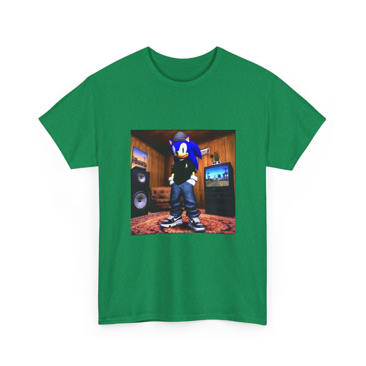Gamer Sonic Dressed To Chill