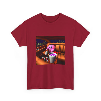 Kirby Sipping Lean In The Car Tee