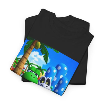 Yoshi And Dry Bones Flipping The Bird Tee (Design 6)