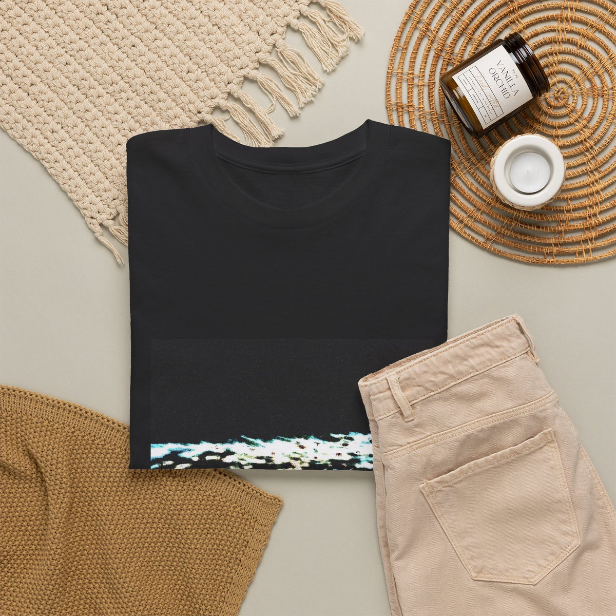 Hidden Green Pulse Graphic Tee