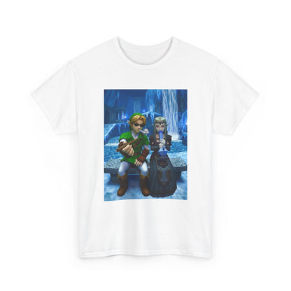 Stoner Link and Zelda Chillin' in Zora's Domain