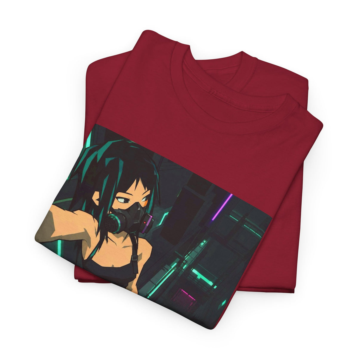 Green Horizon Blur Graphic Tee