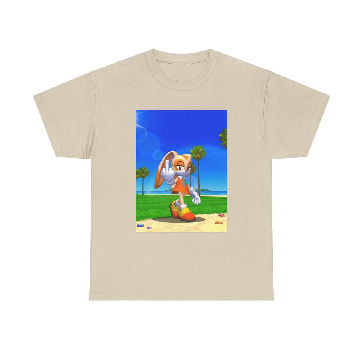 Cream The Rabbit Giving The Finger Tee