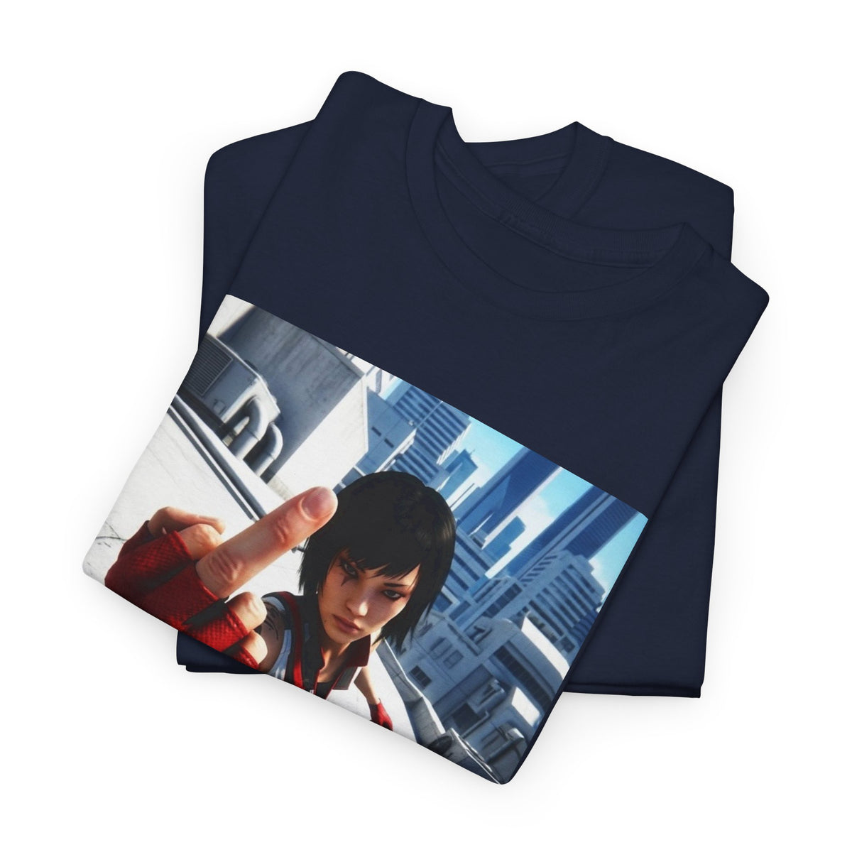 Faith Connors Flipping The Bird Rooftop Tee