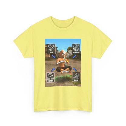 Avatar Character Floating While Smoking Bong Tee