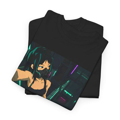 Green Horizon Blur Graphic Tee
