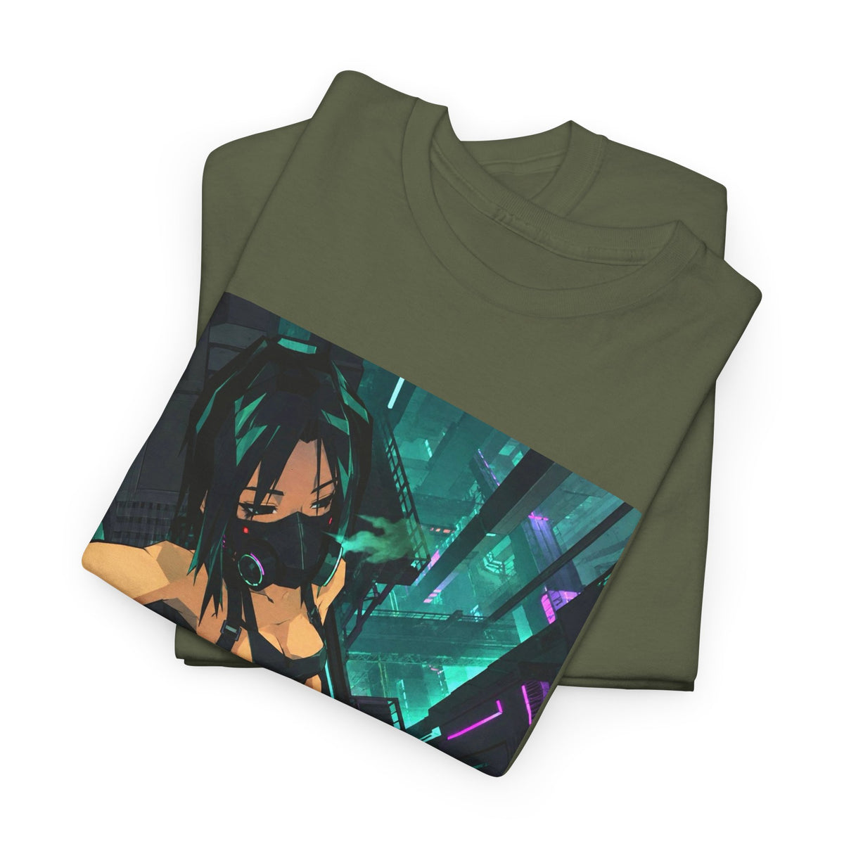 Midnight Ember Leaf Graphic Tee