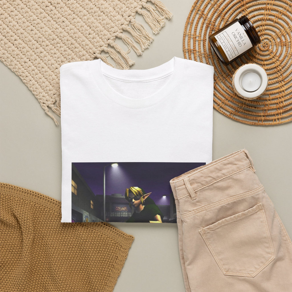 Skater Link Smoking In The Alley Tee