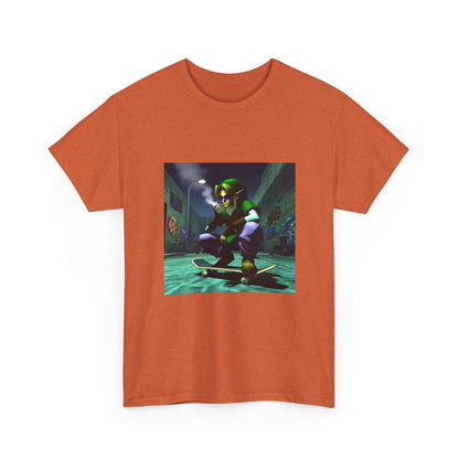 Skater Link Smoking In Dark Alley Tee