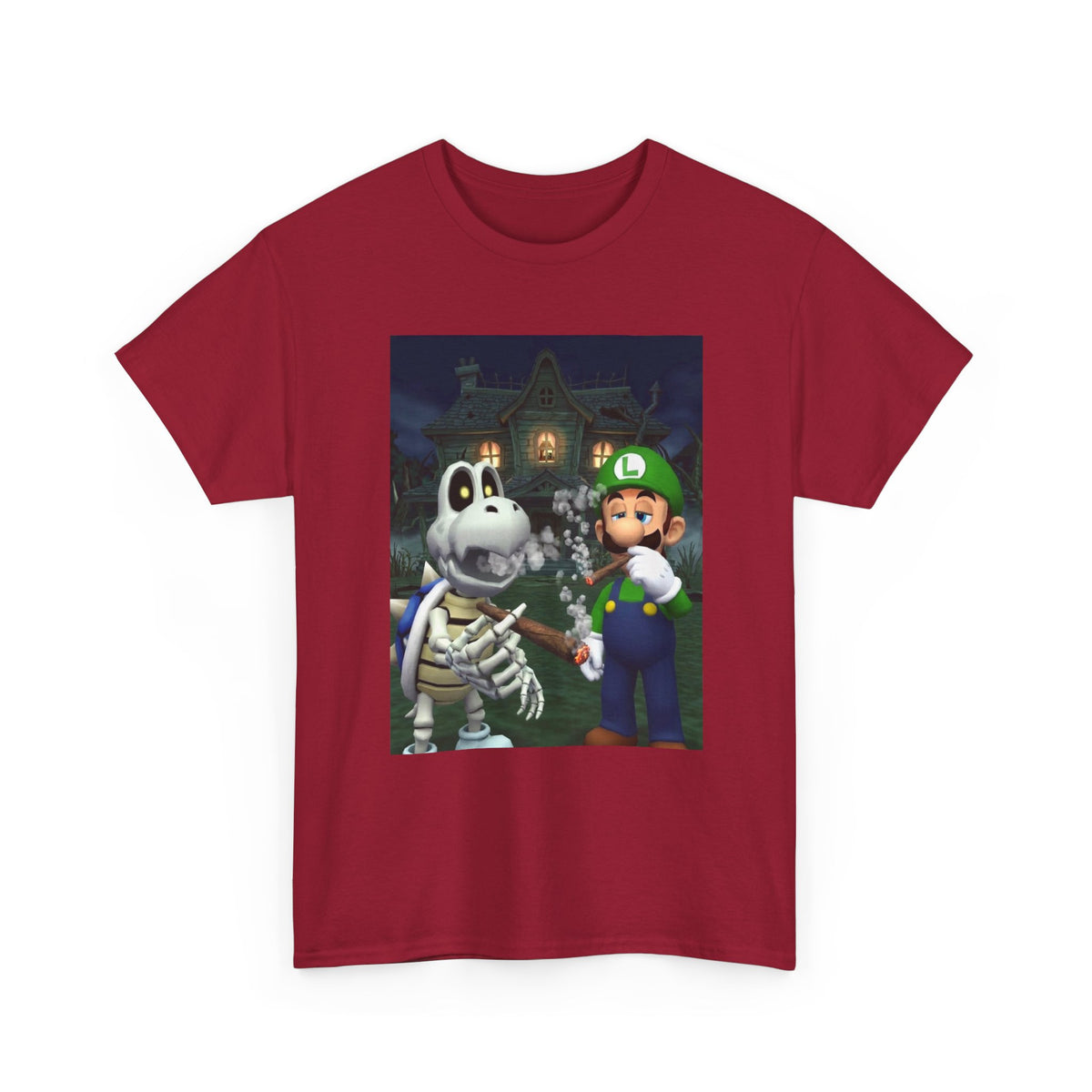 Luigi And Dry Bones Smoking Blunts