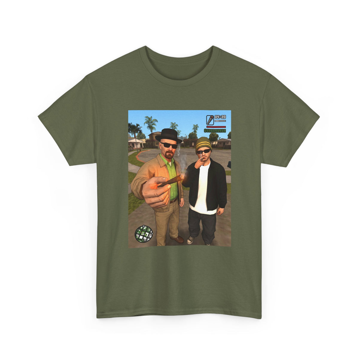 Walter And Jesse Smoking In San Andreas (Design 2)