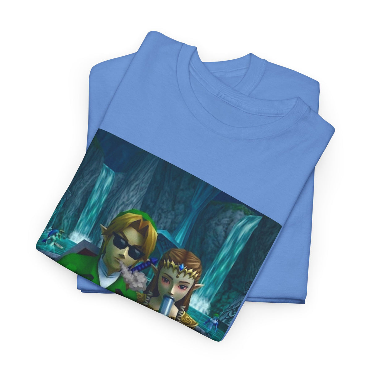 Link And Zelda Sharing A Smoke Tee
