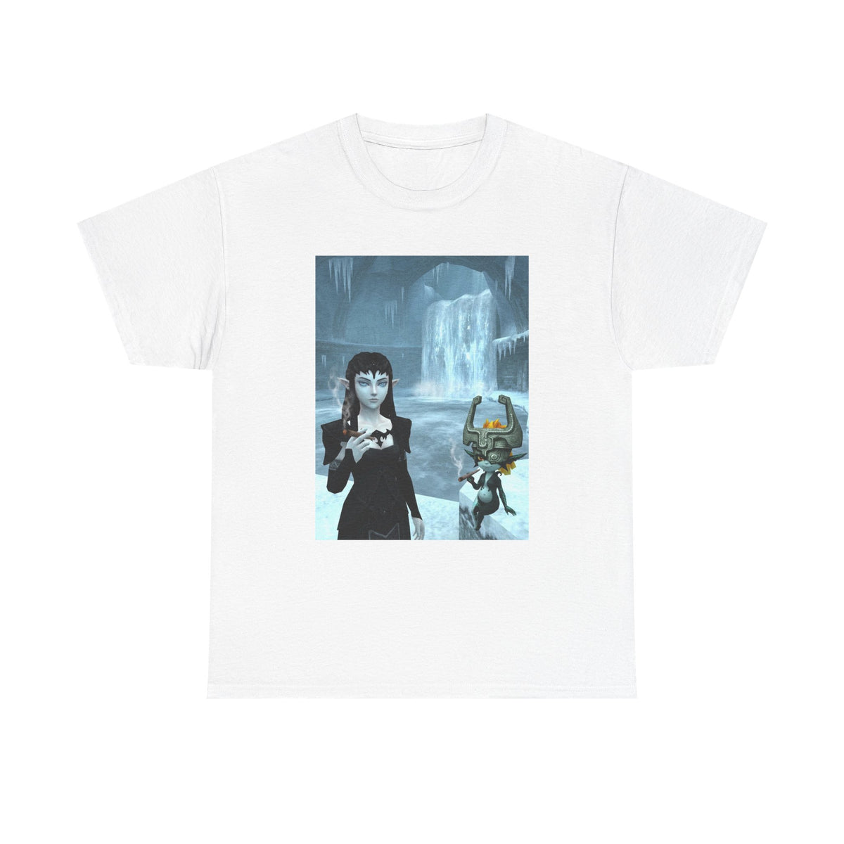 Zant And Midna Smoking In Snowpeak Ruins
