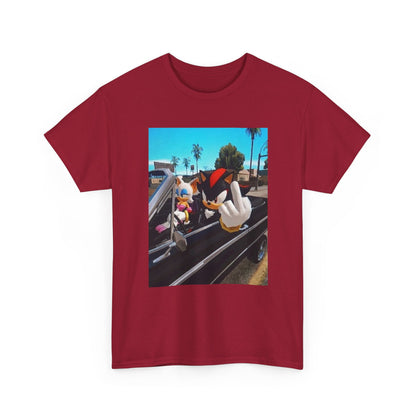 Shadow And Rouge Flipping The Bird Tee