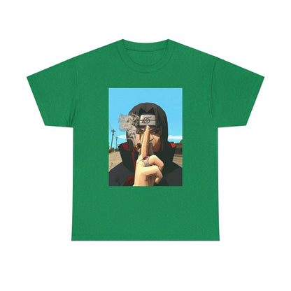 Itachi Uchiha Smoking Cigar Streetwear Tee