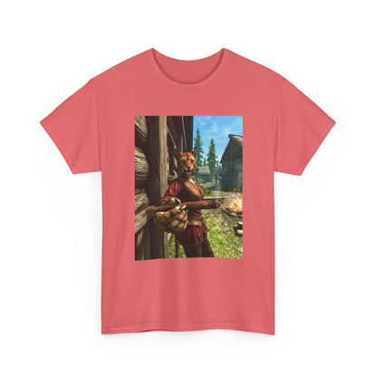 Khajiit Smoking Fat Blunt Tee