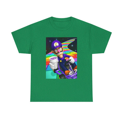 Waluigi Karting With Purple Drank Tee