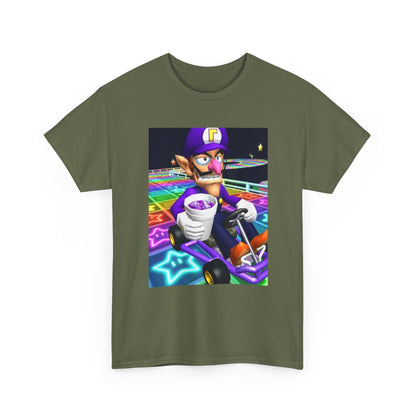 Waluigi Sipping Lean On Rainbow Road Tee (Design 4)