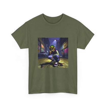 Streetwise Elf Smoking In Alley Tee