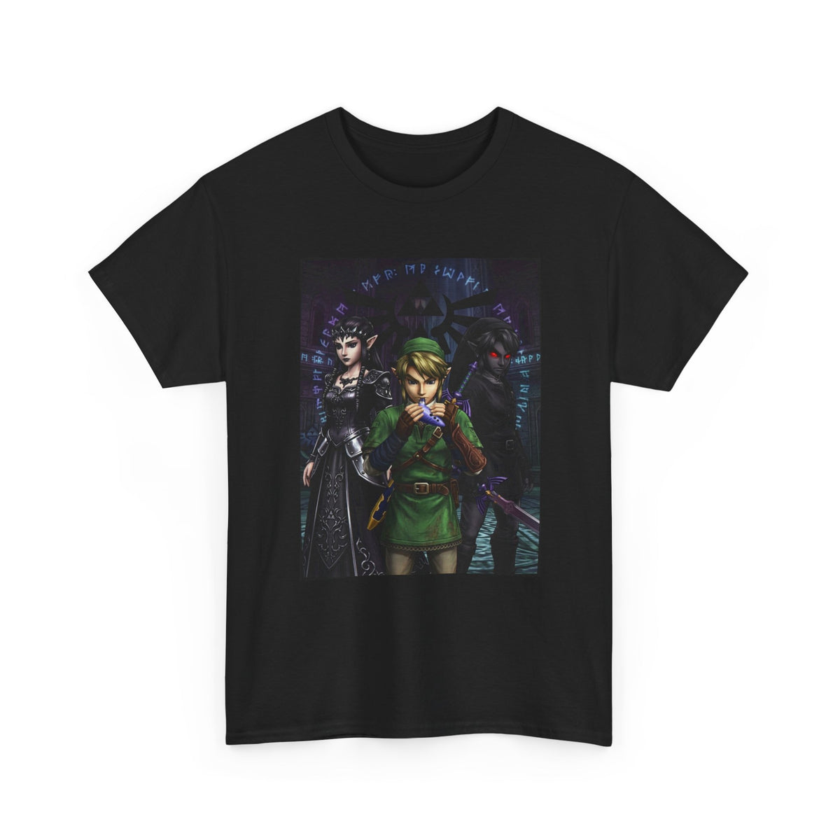 Ocarina Playing Link, Dark Link, And Shadow Zelda