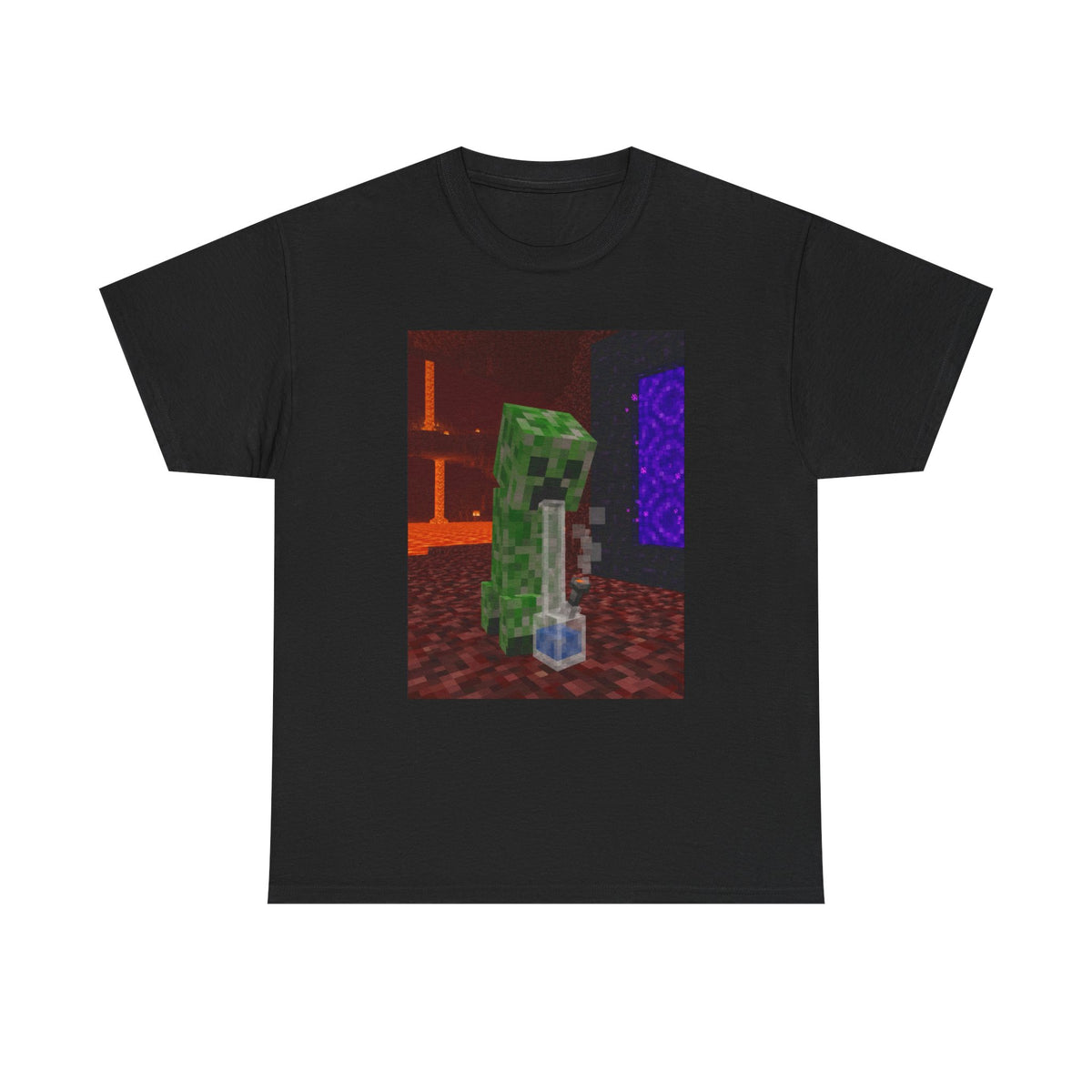 Creeper Hits The Bong In The Nether