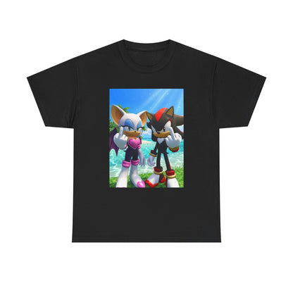 Rouge And Shadow Flipping The Bird Tee (Design 3)