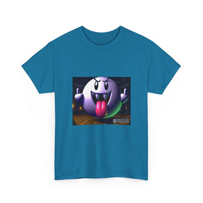 Edgy Ghost Flipping The Bird Tee