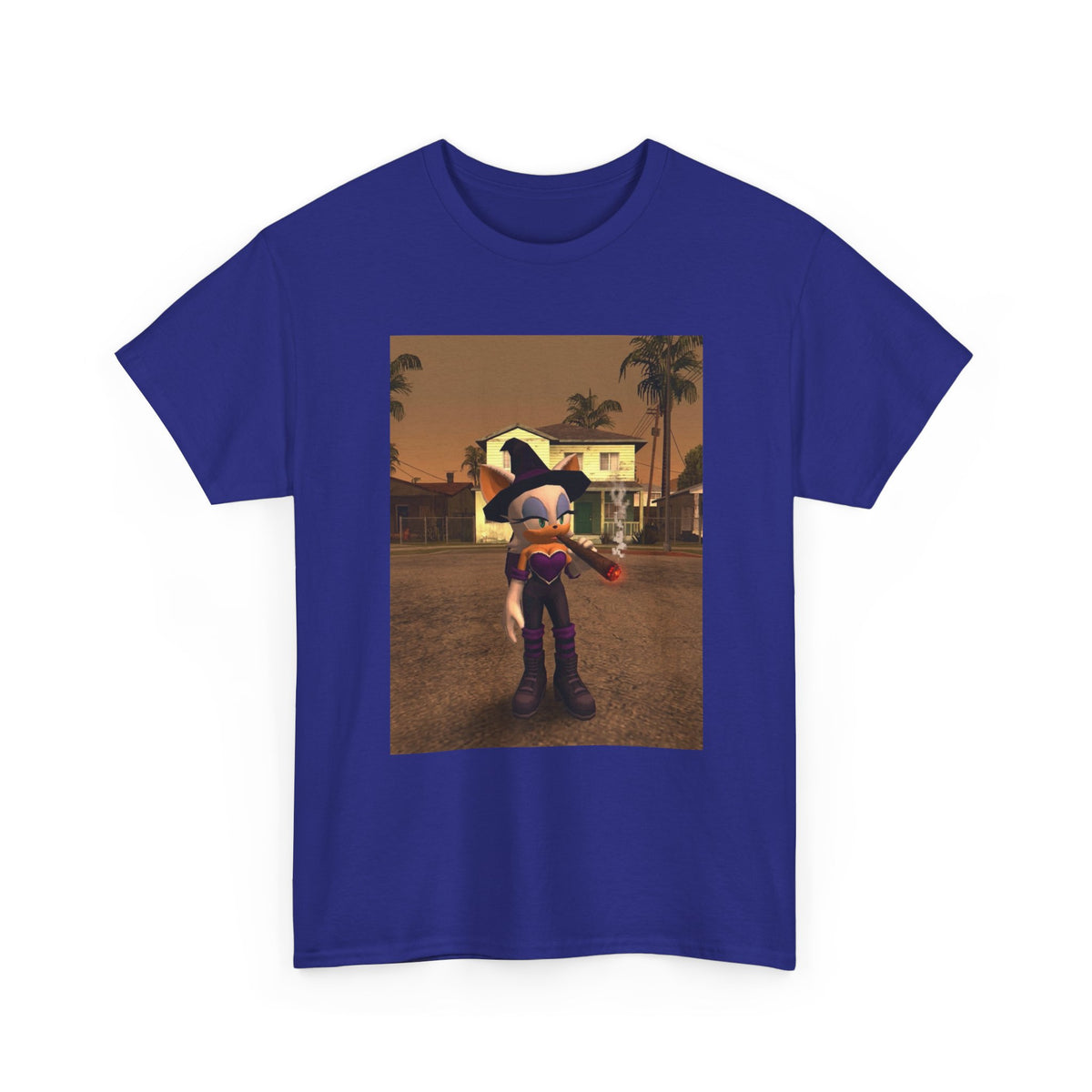 Rouge The Bat Smoking A Blunt Tee