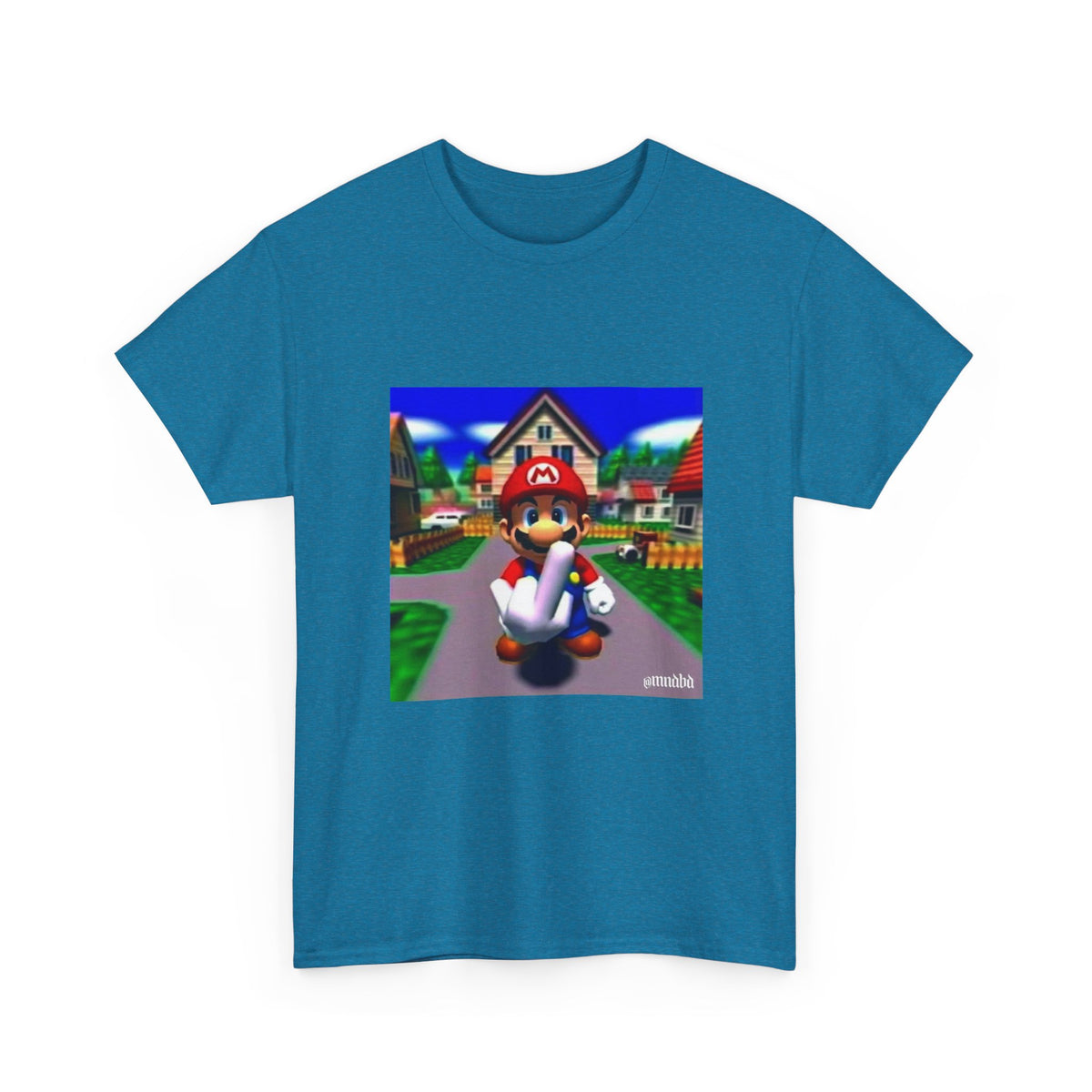 Mario Giving The Finger Tee