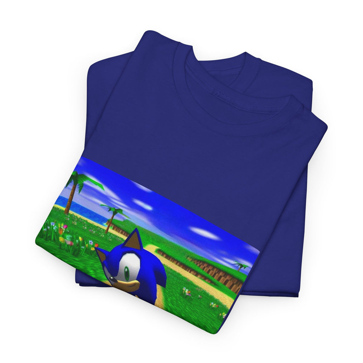 Sonic On A Trippy Green Hill Zone