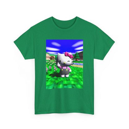 Winking Kitty Flipping The Bird Tee