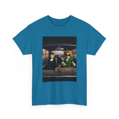 Link And Zelda Cruising And Smoking