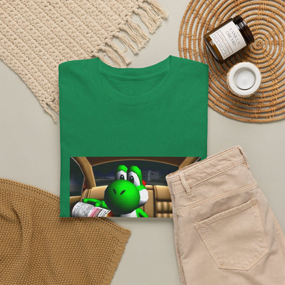 Yoshi Pouring Lean In Car Tee