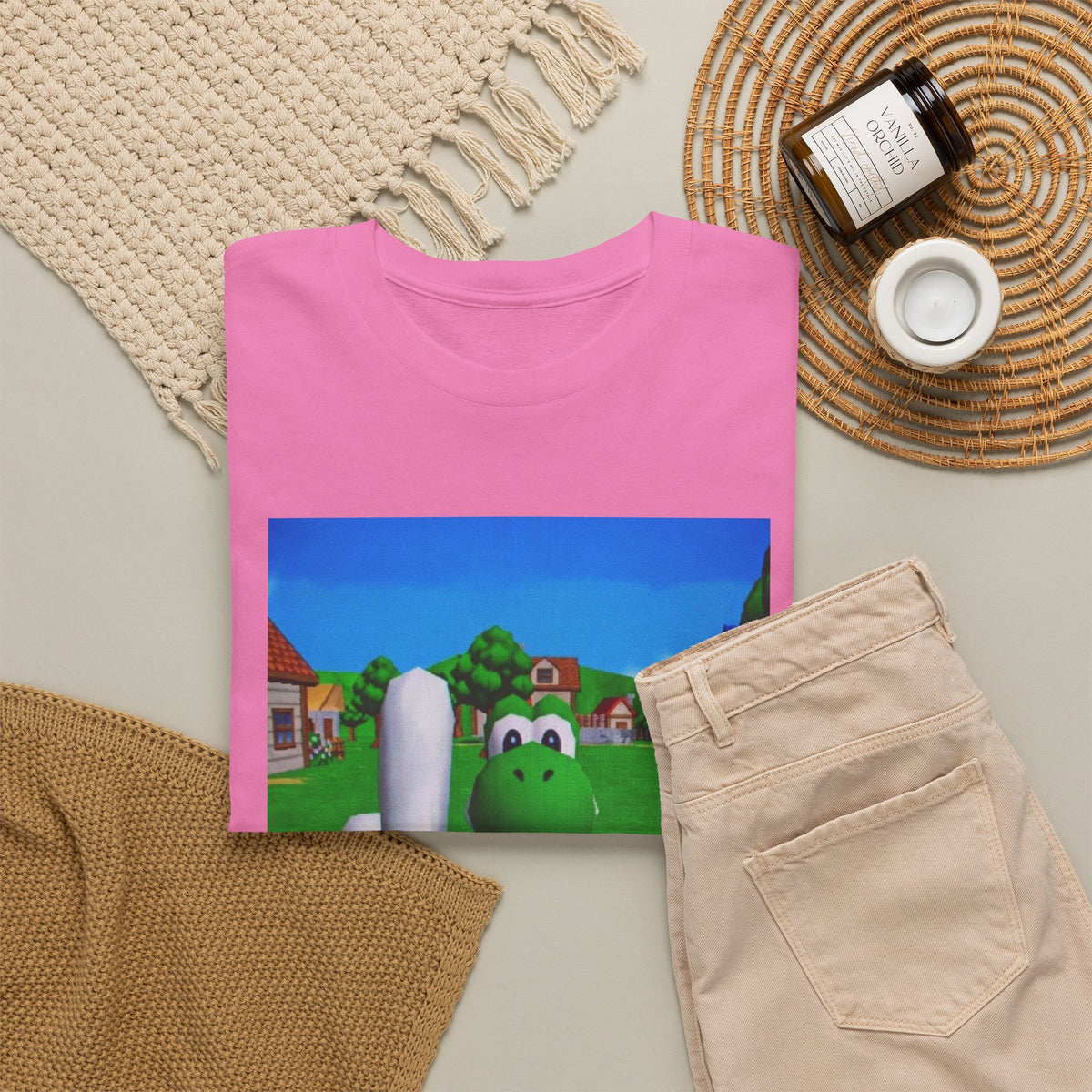 Yoshi Giving The Finger Tee (Design 2)