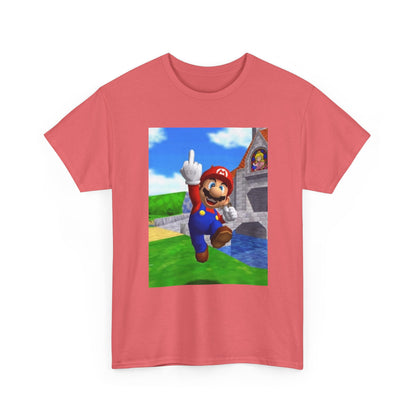 Mario Giving The Middle Finger Tee