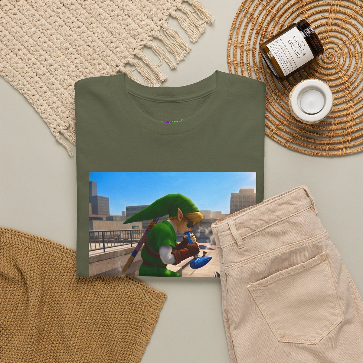 Mystic Green Vibe Graphic Tee