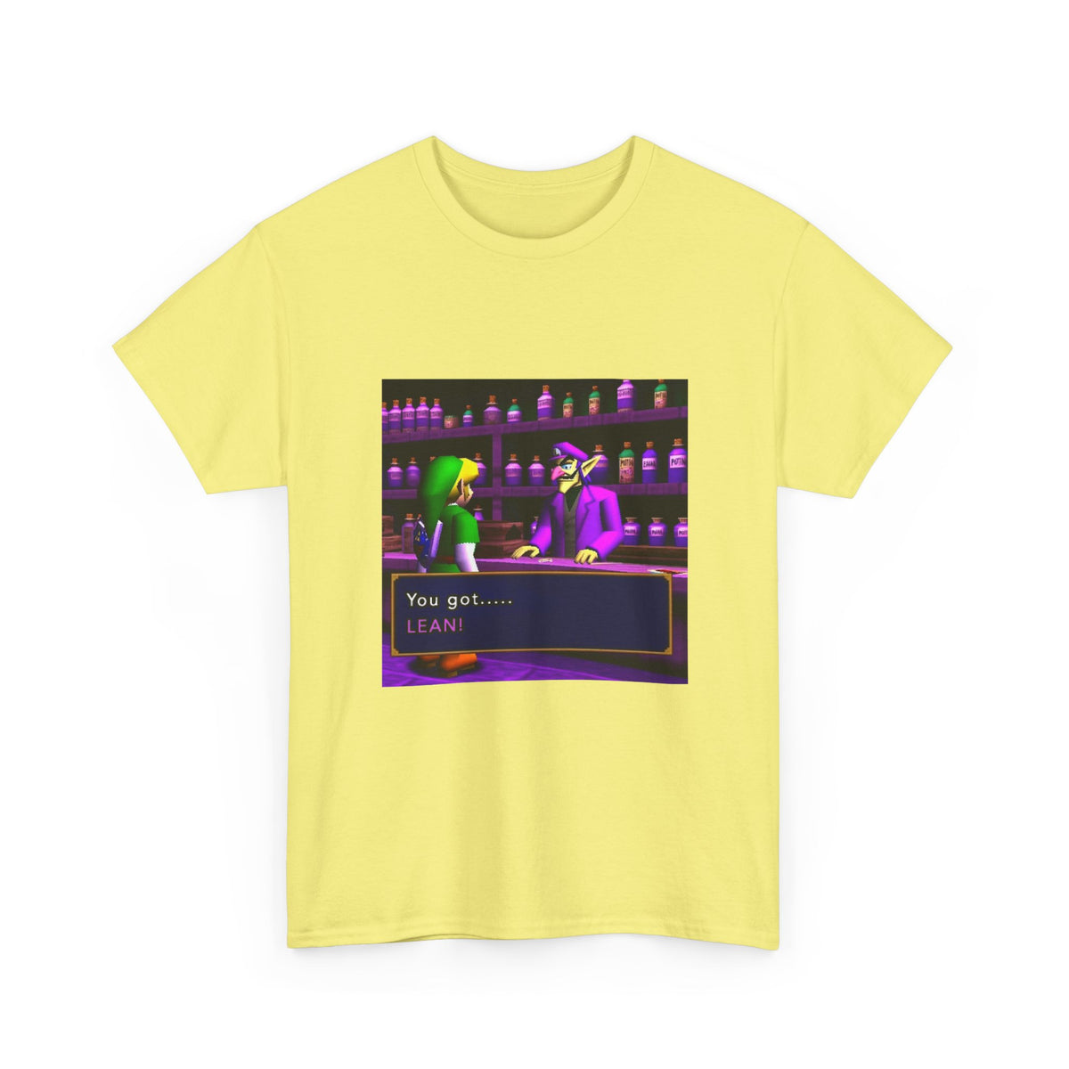 Link Gets Lean From Waluigi Tee