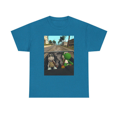 Yoshi And Dry Bones Cruising And Smoking (Design 5)