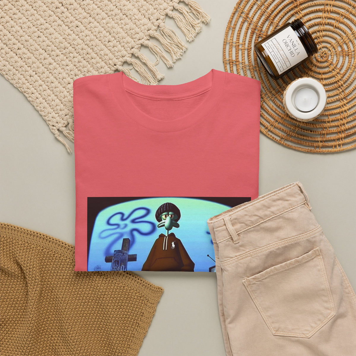 Drip Squidward Chilling In His Pad Tee