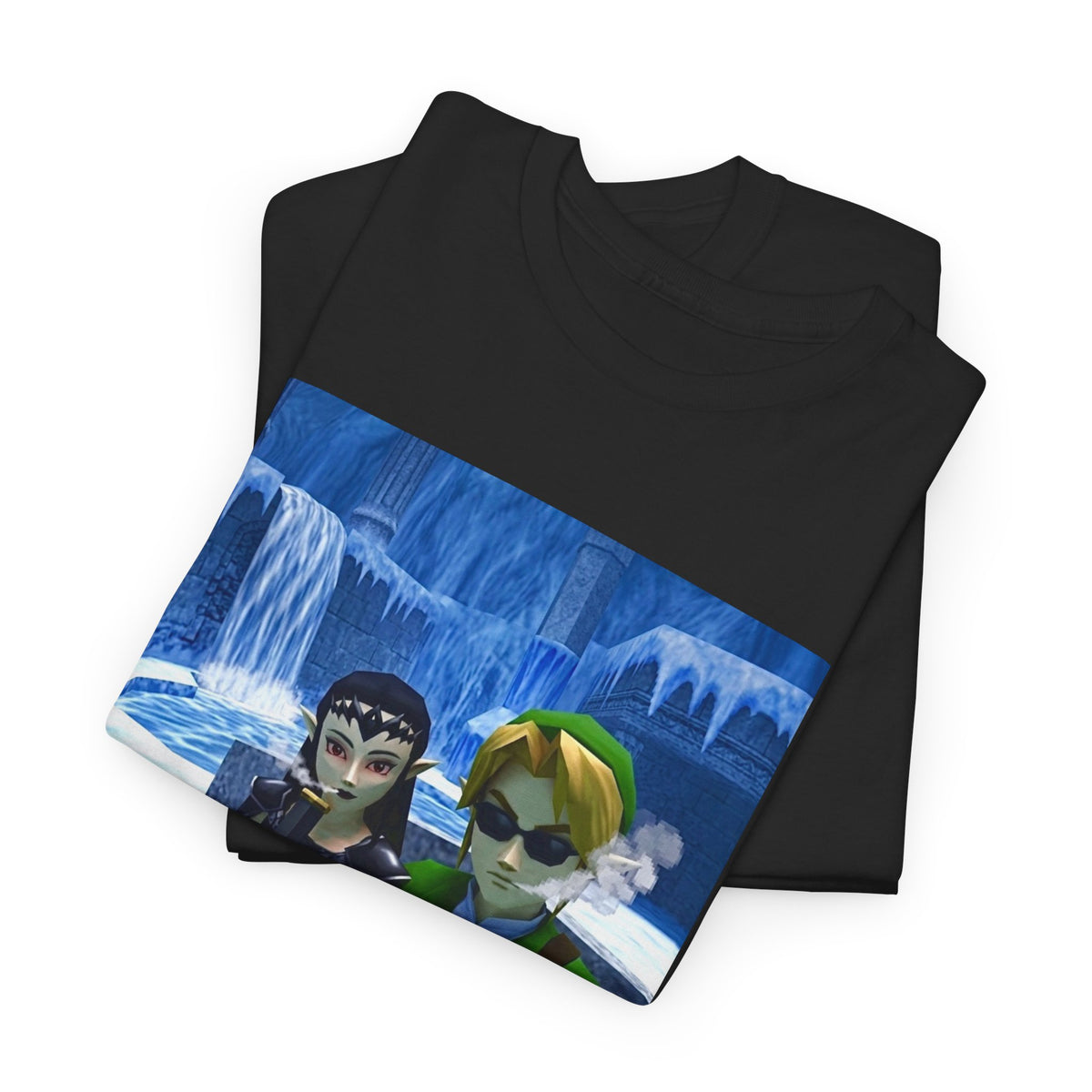 Goth Zora And Link Chilling Icy Plateau