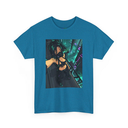 Midnight Ember Leaf Graphic Tee