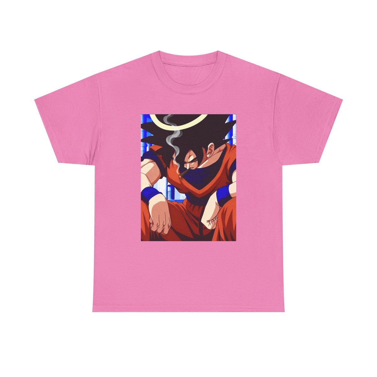 Goku Chilling With A Halo Blazin' Tee