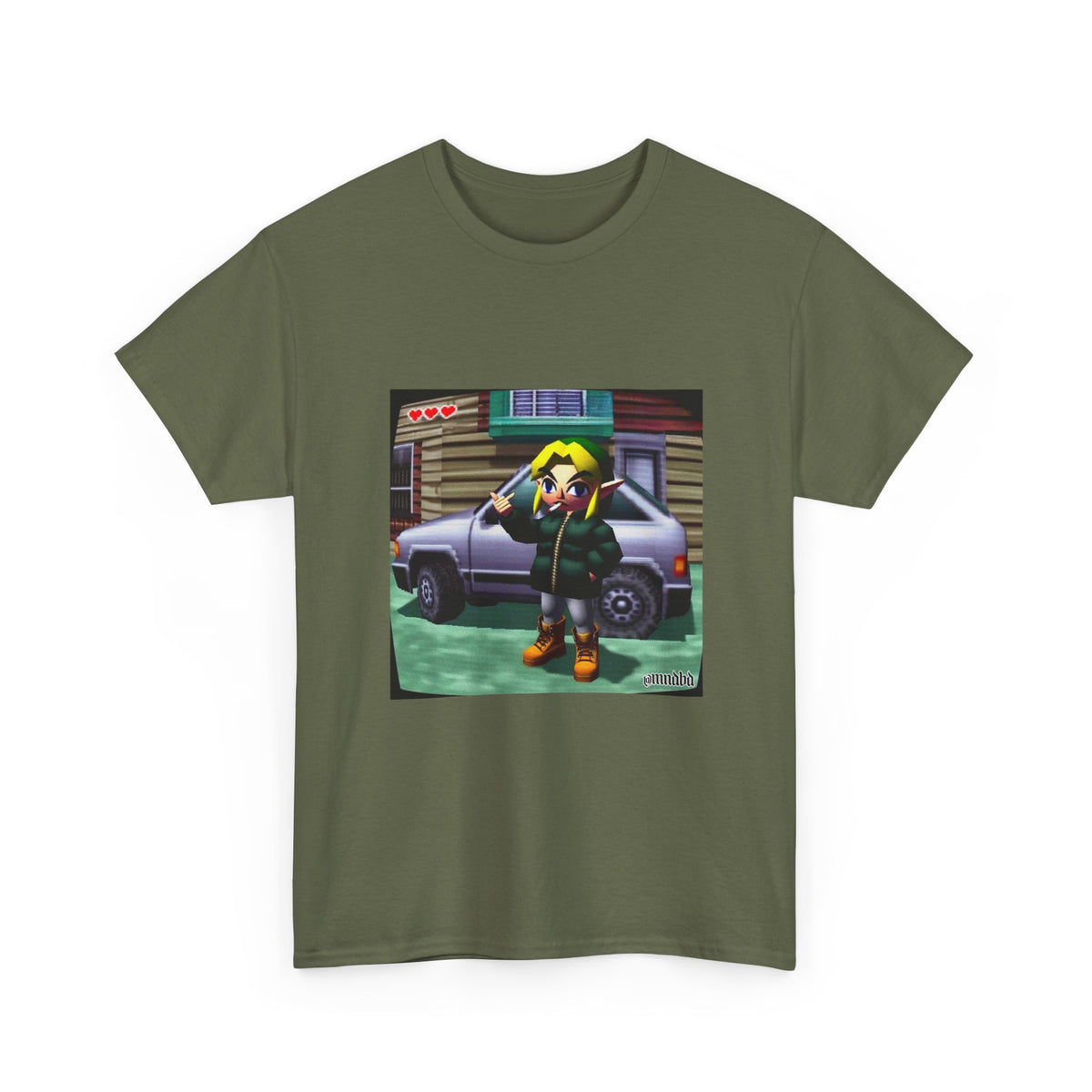 Link Smoking And Flipping The Bird Tee