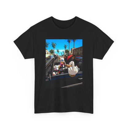 Shadow And Rouge In Car Flipping Off